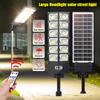 Solar Street Lights Outdoor Waterproof Led Lamp Security Motion Sensor 360 LED 3Mode with Remote Control Garden Street Lamp
