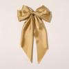 Woman New Bowknot Streamer Hairpin Chiffon Ribbon Barrette Bow Back Head Spring Clip Headwear Fashion Hair Accessories