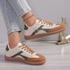 Women Shoes GAT Trainers Fashion Belt-buckle Microfiber Leather Sneakers Flats Sports Skate Shoes Casual Walking Jogging Shoes