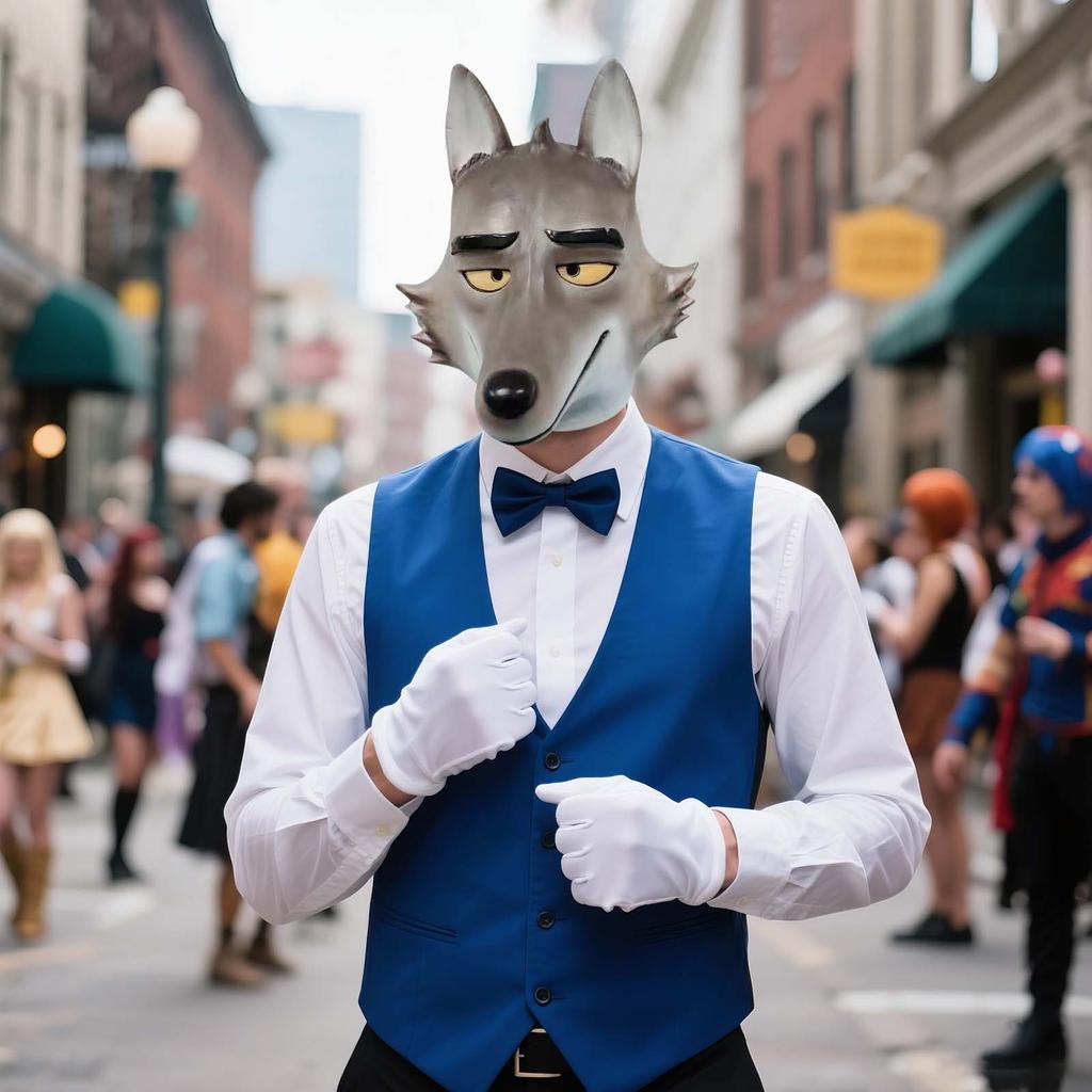 Latex Mask Head Cover Anime Character Props