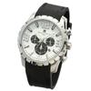 Watch Chronograph Business Analog Quartz White WHBK with Cross [Salvatore Marra] Men's
