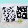 Flower Zebra Checkered Line Tiger Pattern Plush Cushion For Bedroom Lounge And