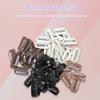20Pcs 32MM Hair Extension Clips 7-Teeth Rubber Tip Multi-functional Beret Women Hairpiece Fixing Small Snap Clip Comb DIY Wig Accessories