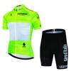 Summer Tour De Italy Team Sports Set Sportswear Jersey Men's Cycling Blouse Mtb Outfit 2023 Uniform Bib Shorts Clothing