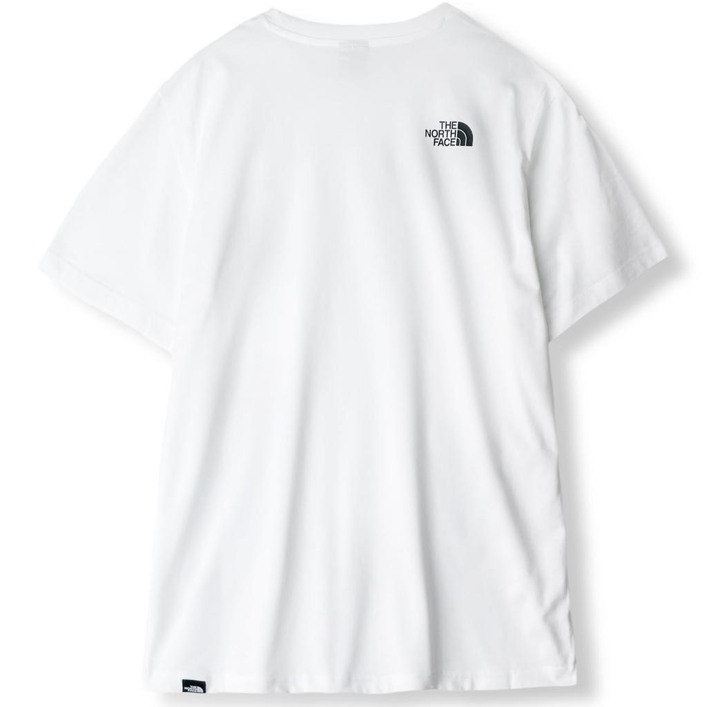 North Short Sleeve White Simple Dome Tee NF0A87NG Size TNF White [The Face] Men's 2XL, [Used]