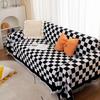 New Checkerboard Sofa Cover Anti-Cat Scratch Simple All-Season Sofa Cover Cloth Towel Full Cover Blanket Seat Cushion