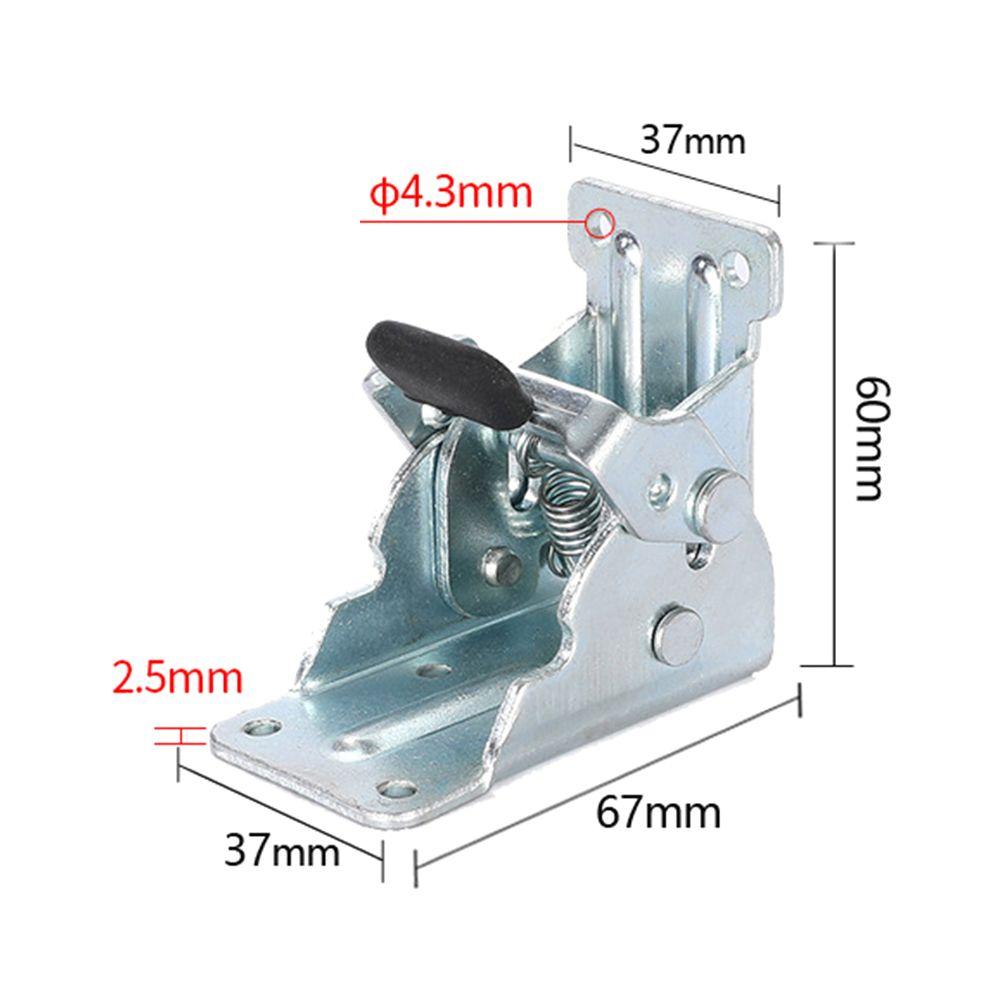 Chair Extension Fold Feet Hinges Support Frame Self-Locking Folding Hinge Table Leg Fittings