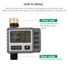 Sprinkler Timer Digital Hose End Irrigation Timer Programmable Outdoor Manual / Automatic Watering