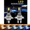 2Pcs Super Bright H4 H7 Led Bulb Car Headlight Motorcycle H1 H3 H8 H9 H11 Auto Fog Lamps 9005 9006 HB3 HB4 Light 12v 24V 80W