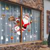 Merry Christmas Decoration for Home Wall Window Sticker Ornaments Garland New Year Noel Natal Gift Xmas