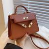 Women's Bag New Fashionable Versatile Solid Color Handbag Shoulder Messenger Bag