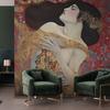 Wallpaper Red Abstract Woman - G. Klimt