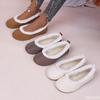 Autumn and Winter Fashion New Women's Large Cotton Shoes Warm Plush Leisure Multi Functional Flat Bottomed Women's Boots
