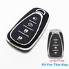 Car Key Case Cover For Chevrolet Chevy Cruze Traverse Spark Equinox Sonic Volt Bolt Malibu Camaro 2/3/4/5 Buttons Auto Shell Fob