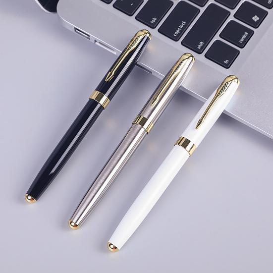 Signature Pen Comfortable Grip Metal Business Pen Smooth Writing Durable Elegant Pen for Office Home
