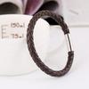 Fashion Simple 6mm Leather Rope Bracelet DIY Accessories Bracelet Women Jewery Gift