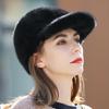 Mink Hat Women's Winter New Baseball Cap Fashionable Versatile Mink Fur Mink Skin Cap Warm Fur Hat