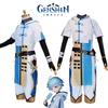 Genshin Impact Chongyun Cosplay Costume Wig Halloween Carnival Party Props Adult