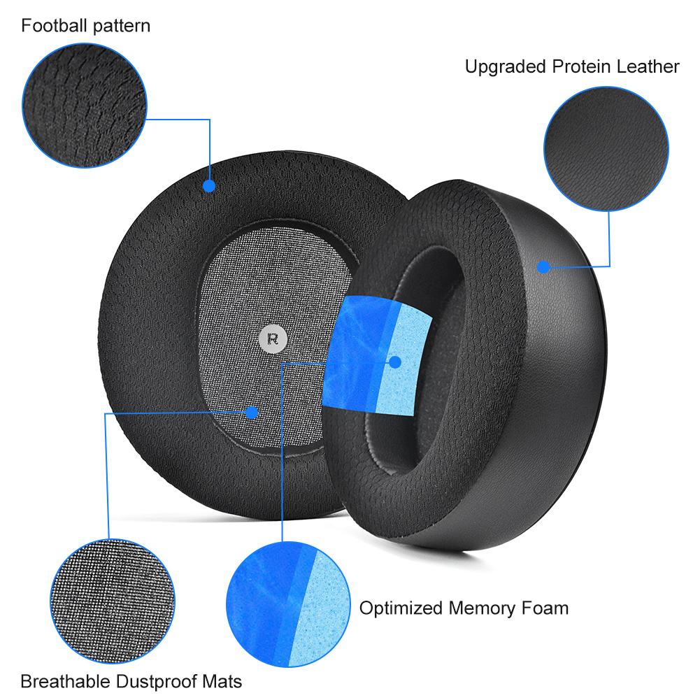 Soft Ear Pads Replacement for Audeze Maxwell Headphone Cooling Gel Ear Cushions Pads Soft Memory Foam Earpads Ear Cushions Cover