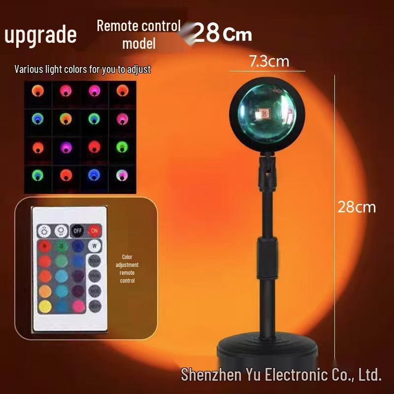 Cross-border Sunset Projection Lamp: Atmosphere and Twilight Fill Light for Photos and Nighttime Ambience