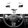 Car Steering Wheel Buttom Chrome Cover Insert Trim for VW 2009-2013 Golf 6 Mk6 Bora 2011-2014 Polo Jetta Eos Touran Caddy Accessories