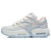 Li Ning CF Thick Sole Height Increasing Cushioning Versatile Bread Shoes Low Top Casual Shoes Women Sneaker Gray AGCR438-5