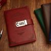 A5 Retro Password Lock Book Lock Diary Creative Account Book Student Leather Notepad Office School Stationery Notebook