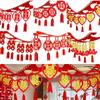 DIY Chinese Marriages Hanging Banner Wall Ornament New Year Party Decorations