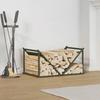 VidaXL Firewood Rack Olive Green 70x43x34.5 Cm, Fireplace Log Holder, Log Holder, Log Rack 864176