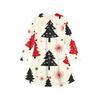 Christmas Day Girls' Long Sleeve Dress - Color Pocket Dress