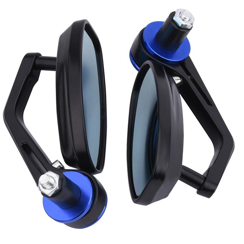 Motorcycle 7/8\ Handle Bar End Rearview Side Mirrors For Ducati Honda Yamaha KTM Etc
