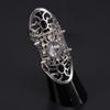 Cool Punk Rings Hollow Scroll Joint Fashion Jewelry for Women /Men Ring Full Finger Claw Rings