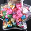 Craft Origami Stars Glass Bottle Stars Shape Glass Jars Creative Pentagram Storage Bottle  Home