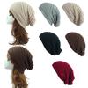 Outdoor Slouchy Crochet Beanie Hat Knitted Hat Ski Cap Baggy