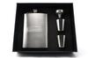 UJack Stainless Steel SUS304 Whiskey Bottle Hip Flask Flask Bottle Matte of (8oz, Finish/Set 4)