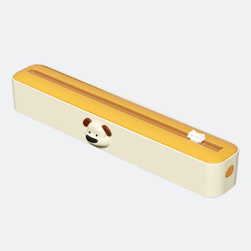 Magnetic Adjustable Kitchen Film & Foil Cutter with Storage Box