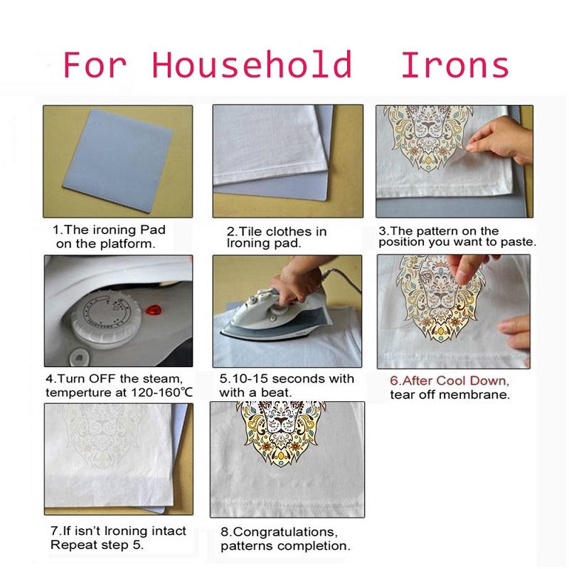 Fashion Patch Letters Thermo Patches On Clothes Flower Heart Thermal Applique For T-Shirt Sticker Iron On Transfer For Clothing