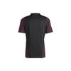 Adidas Germany Team Tiro 23 Logo Patch Short Sleeve Soccer Jersey Men Tops Burgundy HF3990