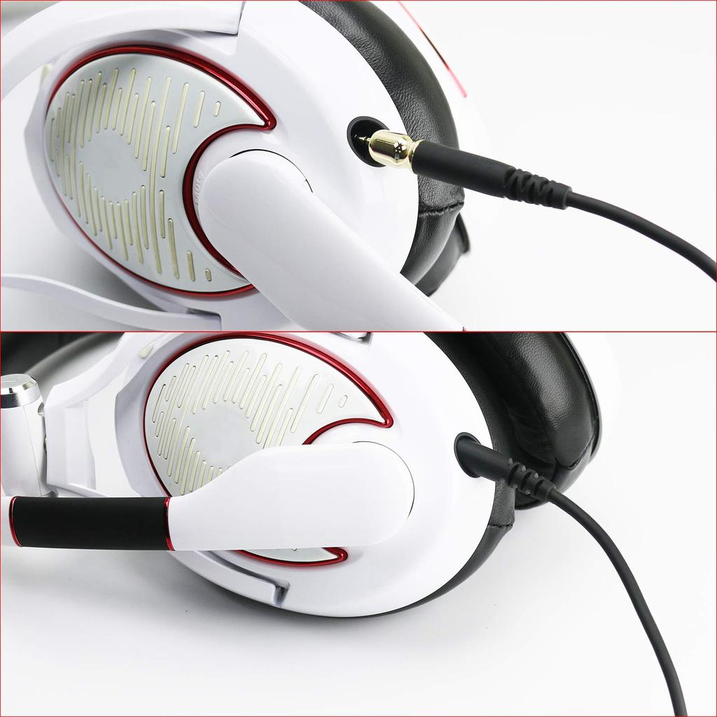 NewFantasia Replacement Audio Cable for EPOS and H3 Gaming Headsets H6Pro, GSP301, PC38X, GSP302, GSP602, GSP601, (1.3m/4.3ft)