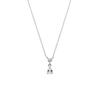 Vendome K10 White Gold Necklace White Topaz GJBN051540TH [VIE Aoyama]
