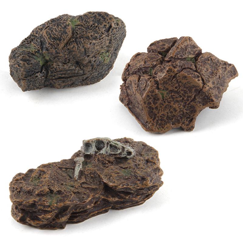 Пластиковые украшения и имитация пещеры в виде динозавра юрского периода