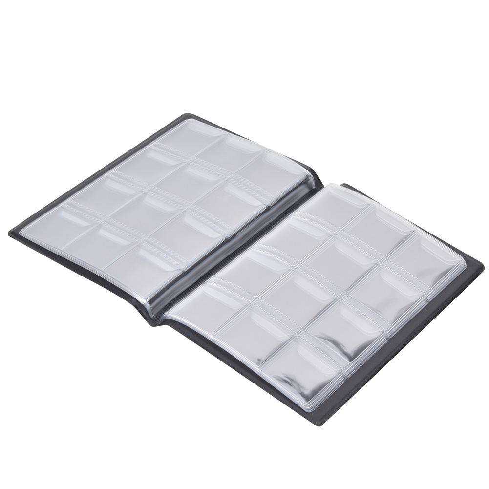 120 Pockets 10 Pages Coin Album Collection Book Mini Size Money Collecting HolderBlue
