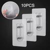 10Pcs No-punch Screw Sticker Strong Non-marking Hangers Nail-free Hooks Sticky Hooks Load-bearing Screws No-punch Screw Sticker