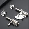 Toilet Door Lock Sliding Bolts Latch Stainless Steel Hasp Lock Safety Door Latch Home