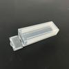 Plastic 5-Piece Slide Box for Pathology Slides, Transparent Storage Box with Mailing Clip