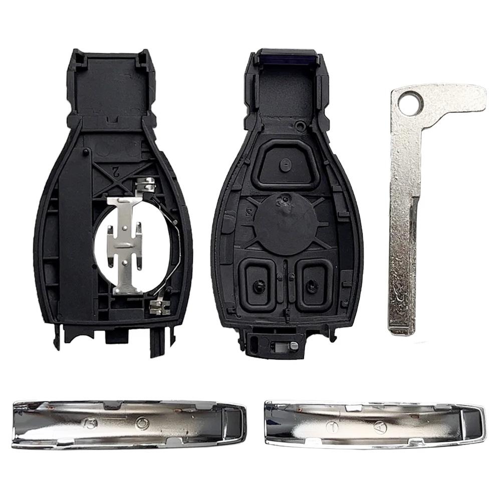 SUPERKEY For Mercedes Benz BGA NEC B C E R S CL GL SL CLK SLK W203 W211 W204 Fob 2/3/4 Buttons Smart Remote Car Key Shell Case