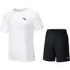 Summer Moisture-Wicking Quick-Dry Short Sleeve T-Shirt Breathable Thin Versatile Shorts Casual Sports Set Unisex Sets 192537973D-3