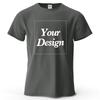 DIY01 Custom T Shirt Customized Tshirt Personalized Shirt Print Photo Brand Logo Men Women Cotton Tee Team Famliy Gift