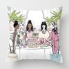 Fashion Ladies Pillowcase Home Decor Living Room Sofa Cushion Cover Home Decor Pillowcase