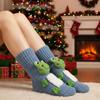Long Stocking Stuffers Socks Household Chunky Winter Thermal Thicken Warm Socks Funny Anti-Skid 3D Cartoon Animal Soft Crew Sock
